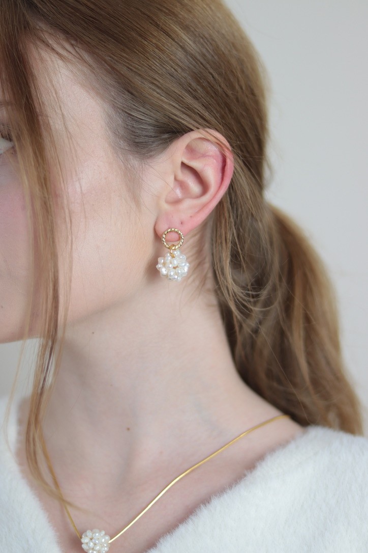 ISABEL NO:5 REAL PEARL EARRINGS