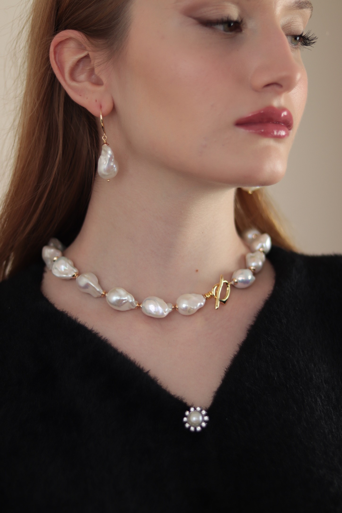 BAROQUE PREMIUM REAL PEARL NECKLACE