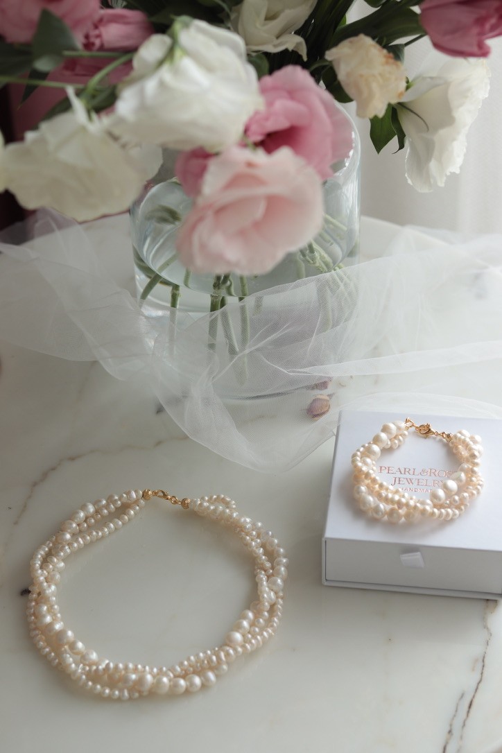 LADY DIANA REAL PEARL SET OF 2