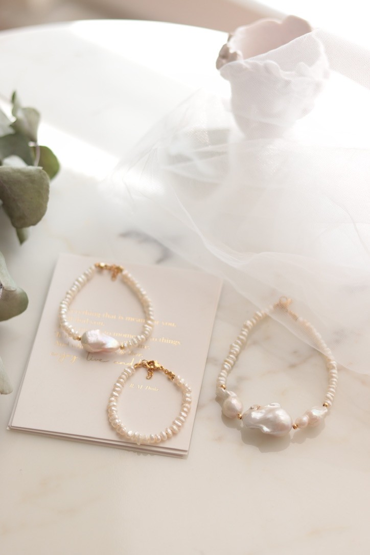 3 GENERATION BAROQUE ELEGANT REAL PEARL SET