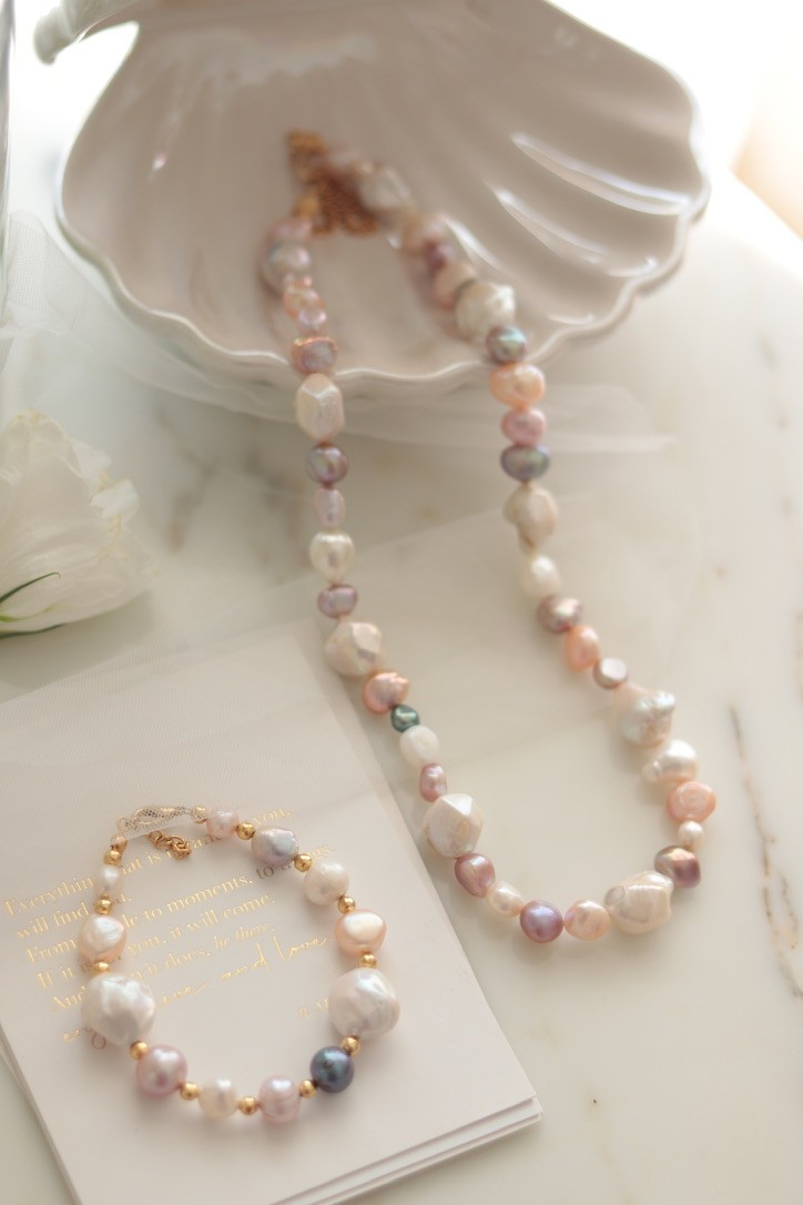 DESIGN PERA NO:2 REAL PEARL SET OF 2