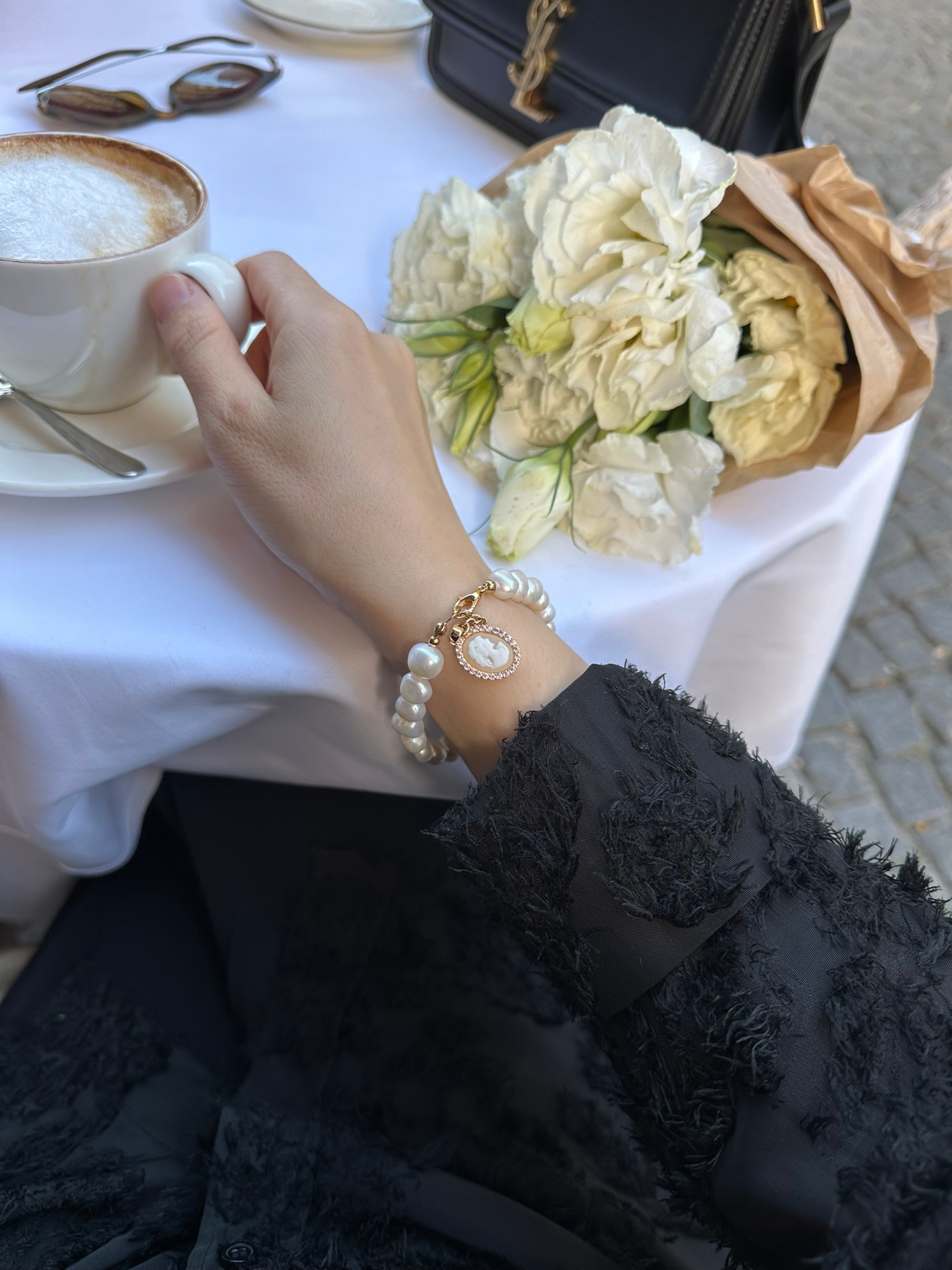 MADAME DIANA REAL PEARL BRACELET