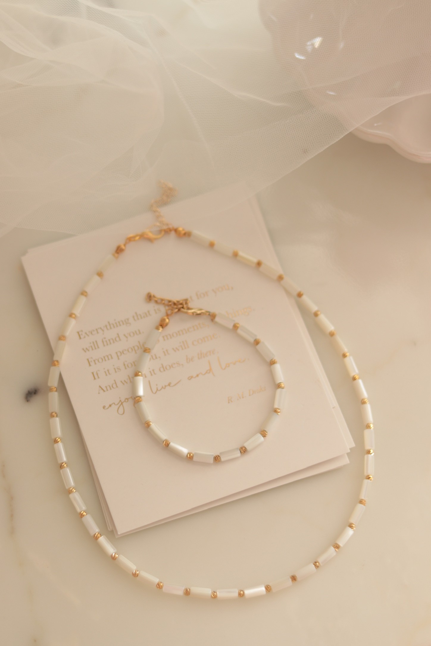 REAL MOTHER OF PEARL MİA BRACELET