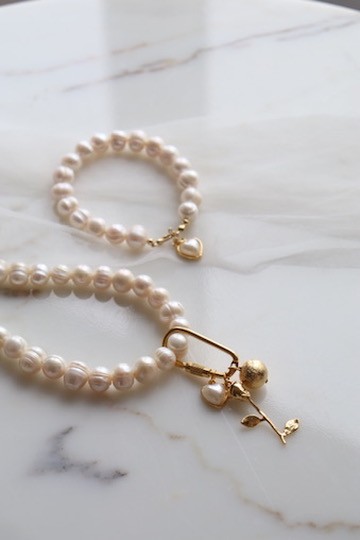 VICTORIA NO:2 REAL PEARL NECKLACE WITH PEARL LOCK