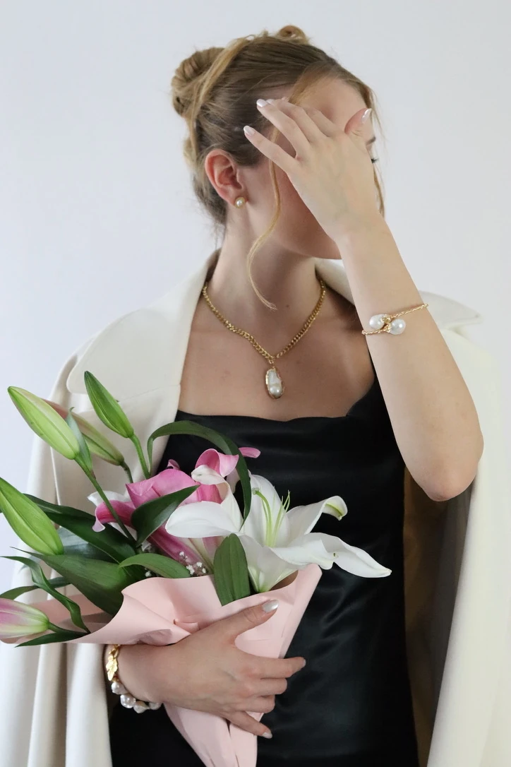 ROME GERÇEK BAROK İNCİ KELEPÇE