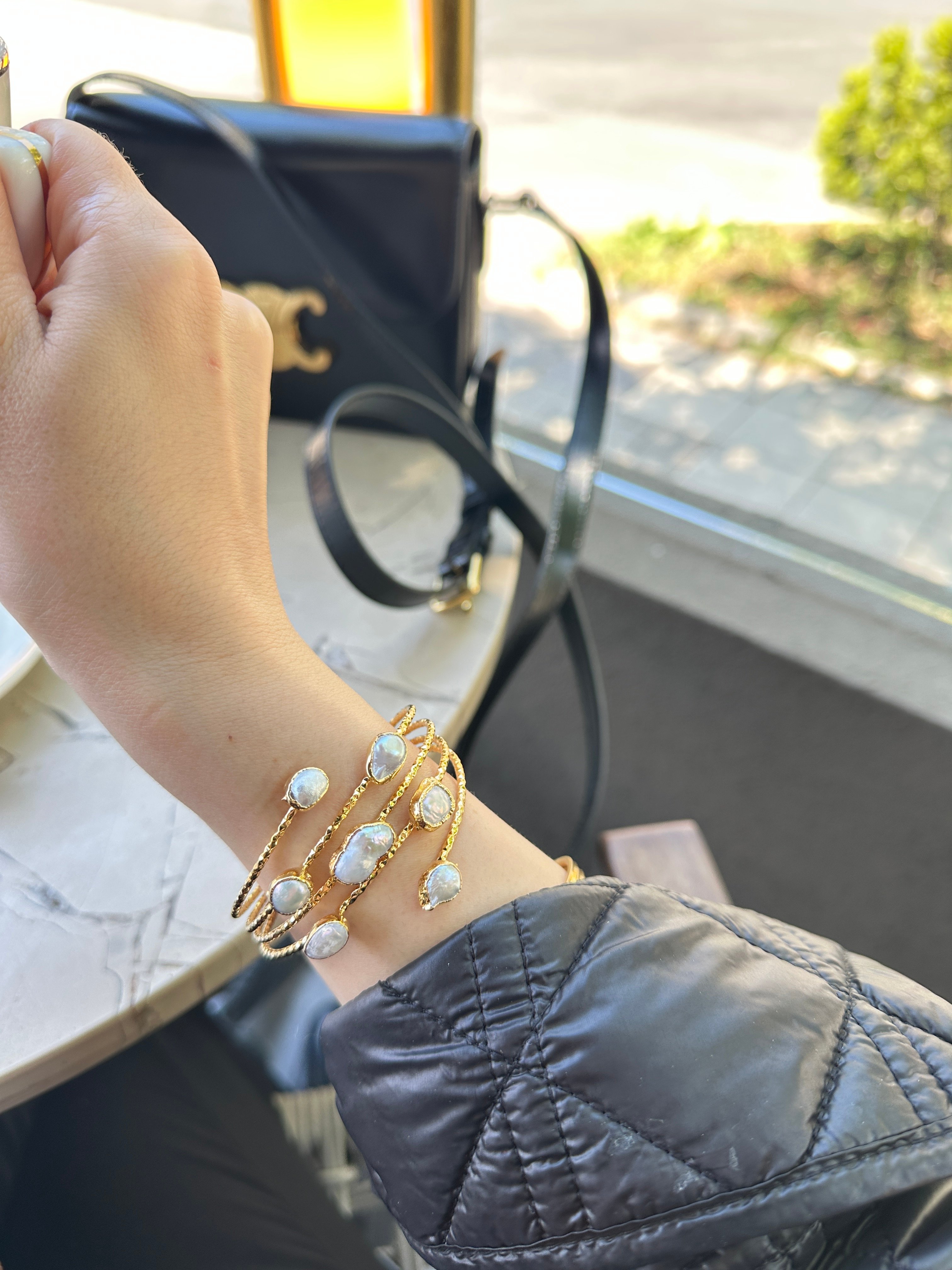 FORGET ME NOT PEARL BRACELET