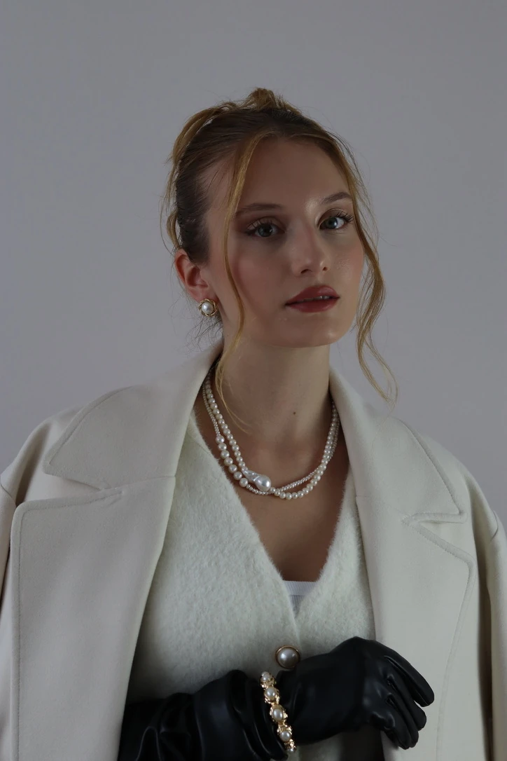 WİEN GERÇEK İNCİ KOLYE