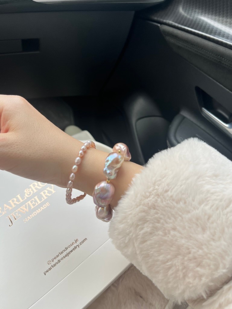 BAROQUE PREMIUM REAL PEARL BRACELET