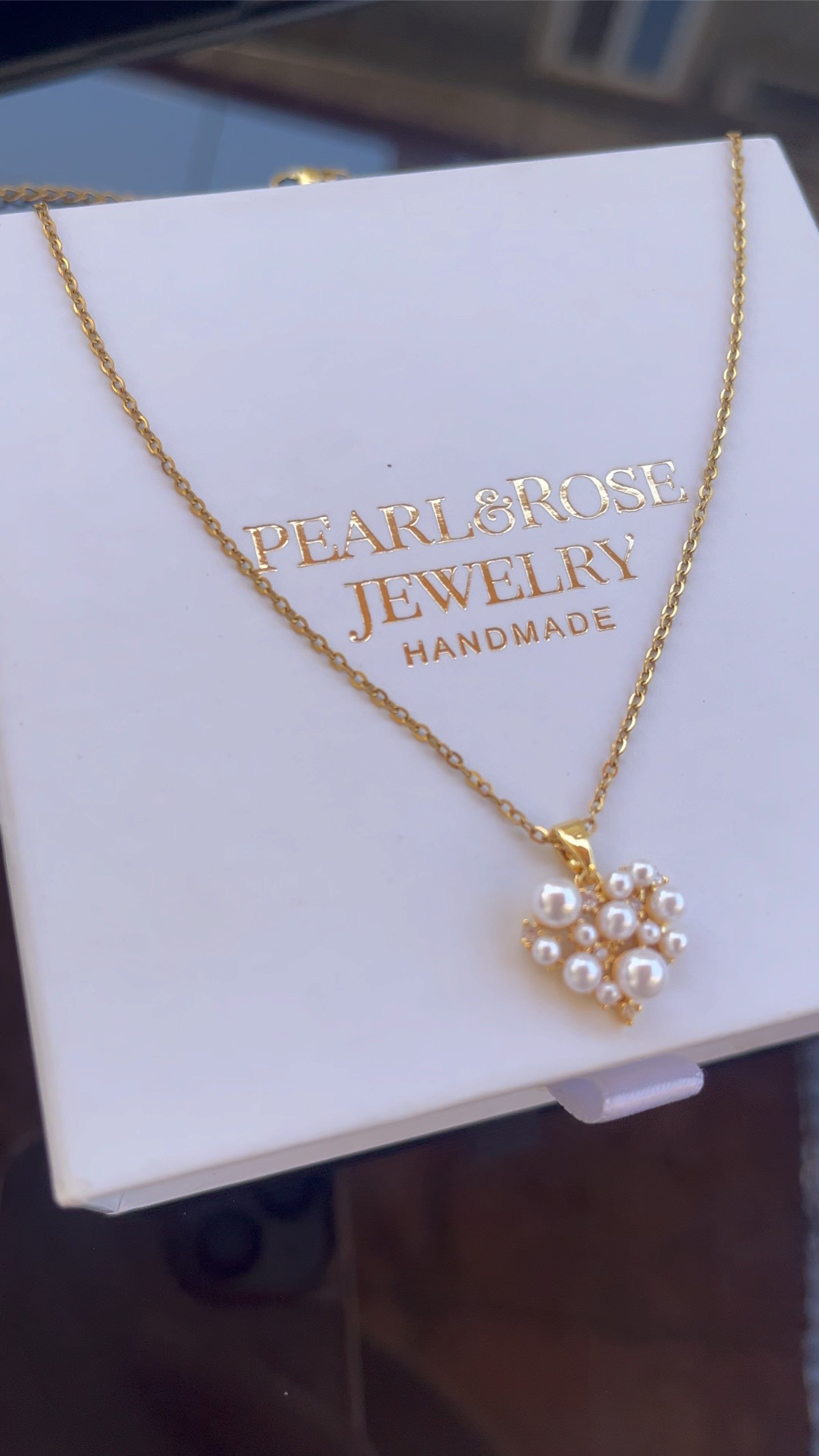 PEARL LOVE ÇELİK KOLYE