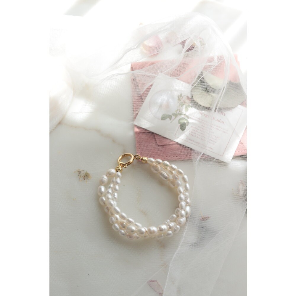 ROZA NO:3 REAL PEARL BRACELET