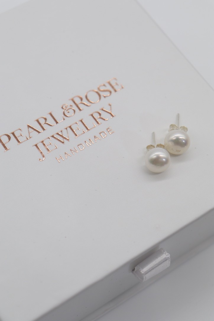 BERRY REAL PEARL SILVER EARRINGS