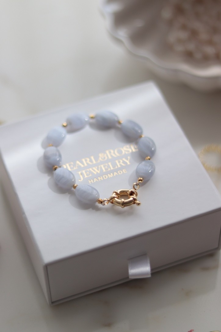 BLUE CHALEDON NO:3 BRACELET