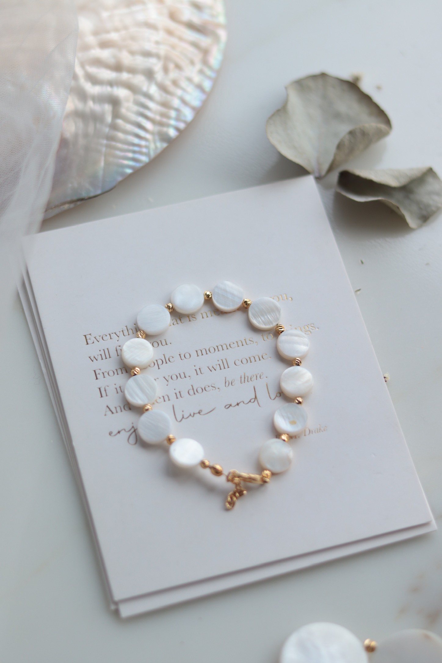 REAL MOTHER OF NO:3 PEARL BRACELET