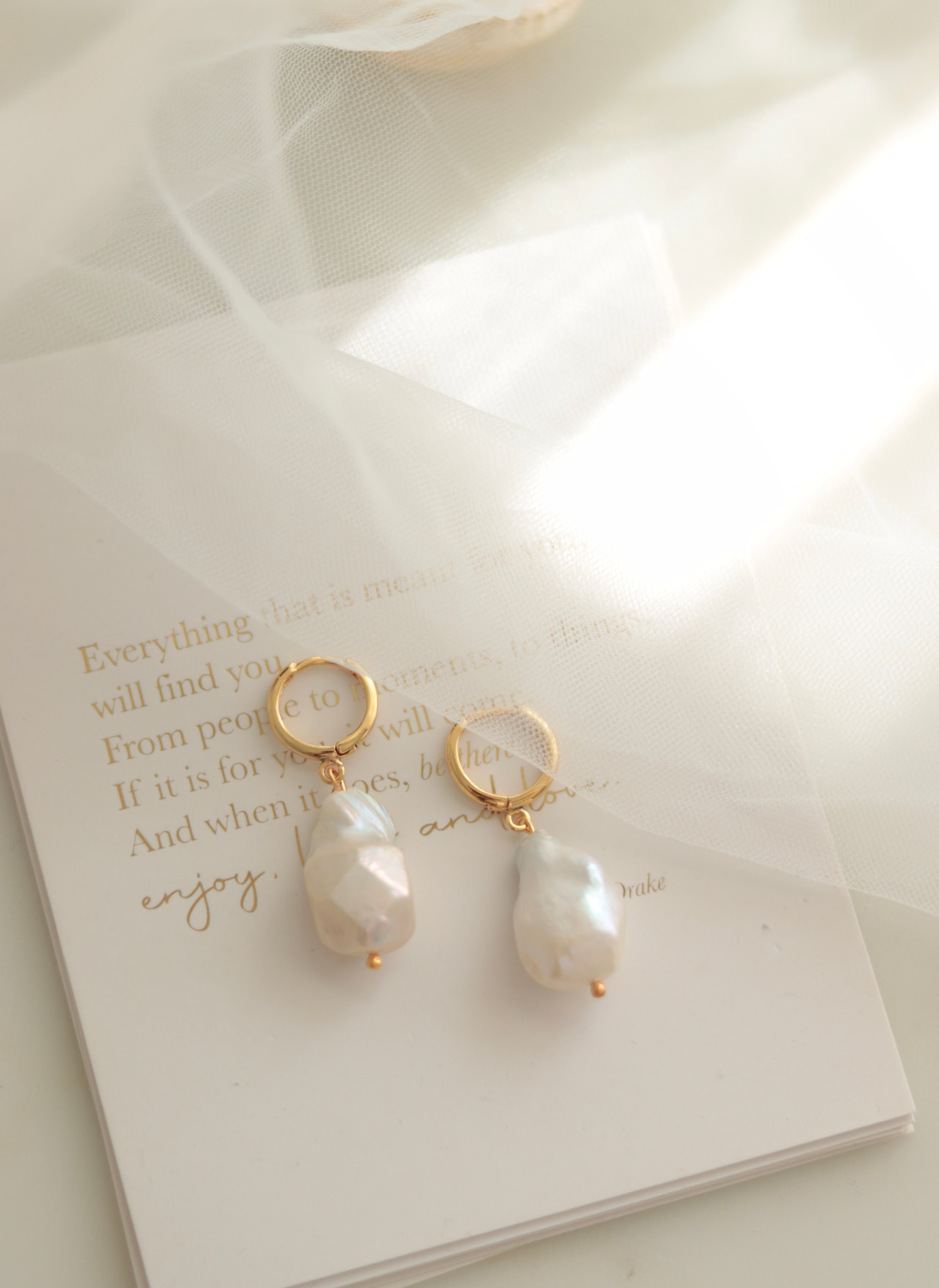 MARIA REAL PEARL EARRINGS