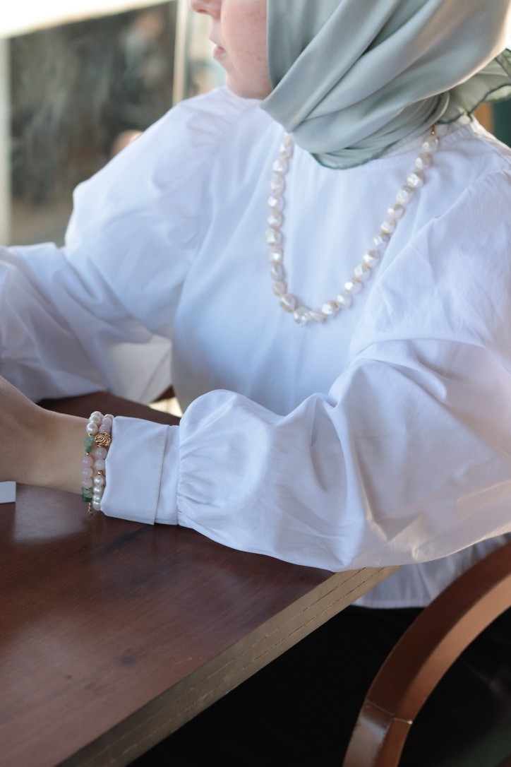 KRİSTAL REAL PEARL BAROQUE NECKLACE