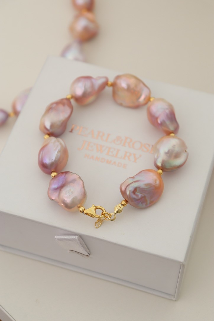 BAROQUE PREMIUM REAL PEARL BRACELET