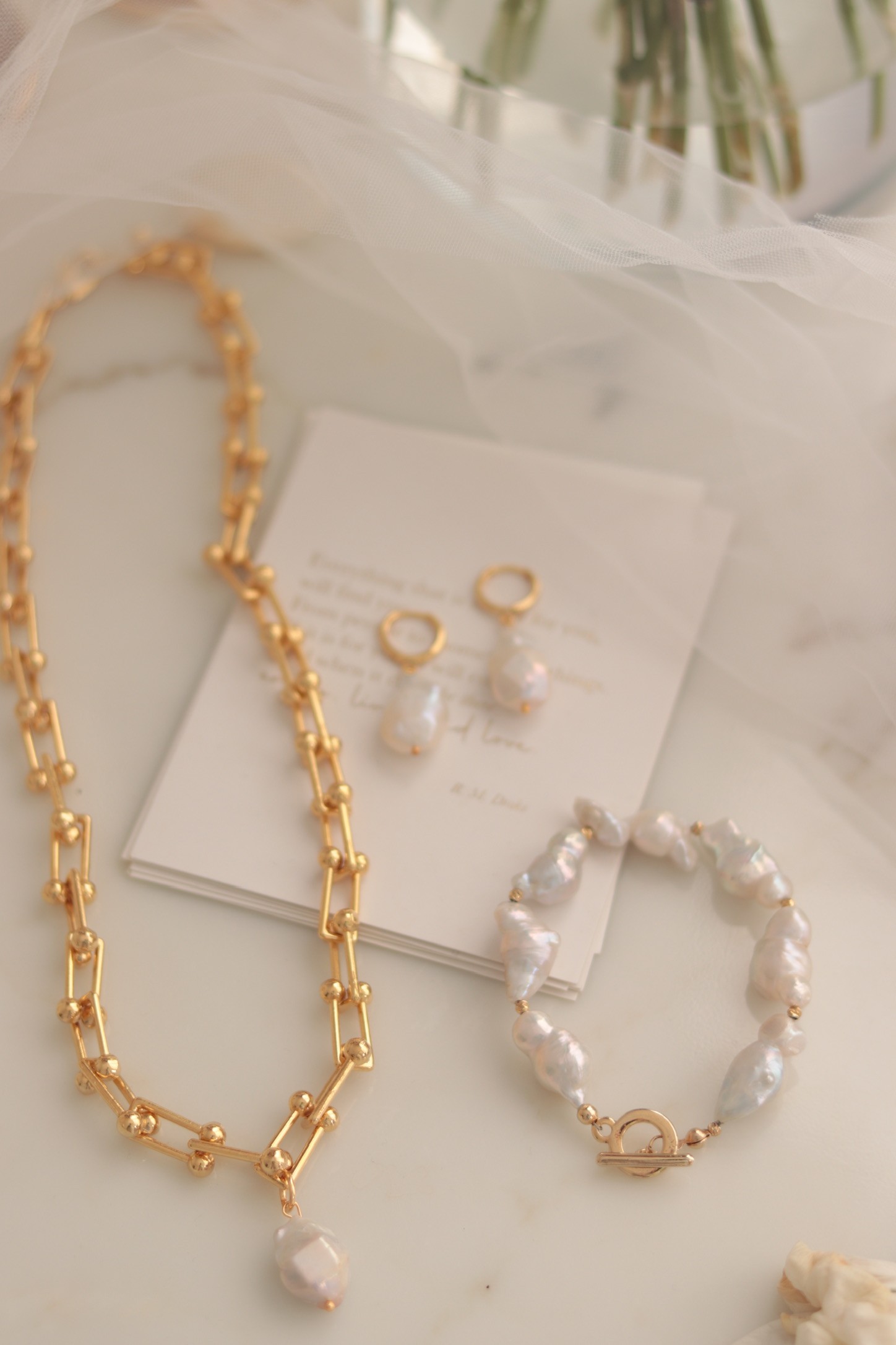 TİFFANY REAL PEARL 3 SET