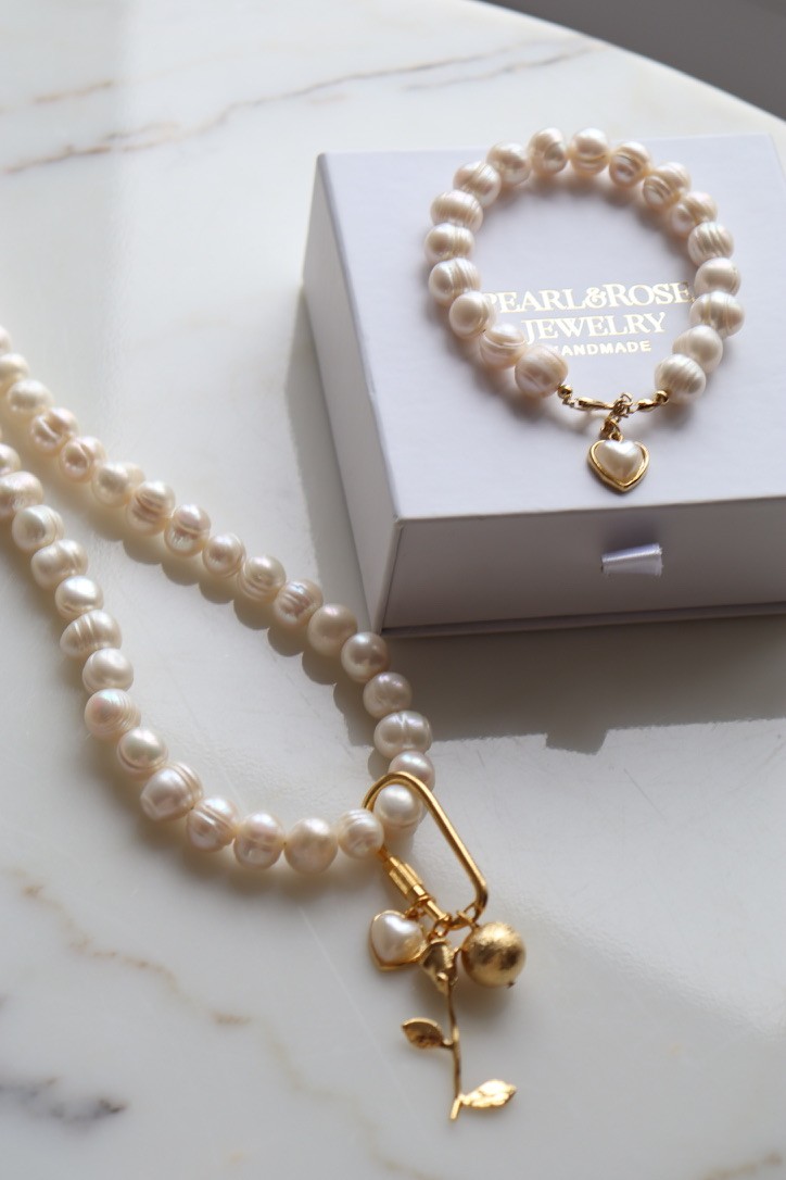 VICTORIA NO:2 REAL PEARL NECKLACE WITH PEARL LOCK