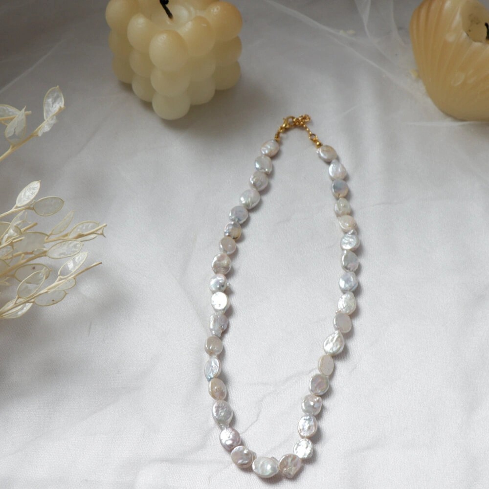 GLORİA REAL PEARL NECKLACE