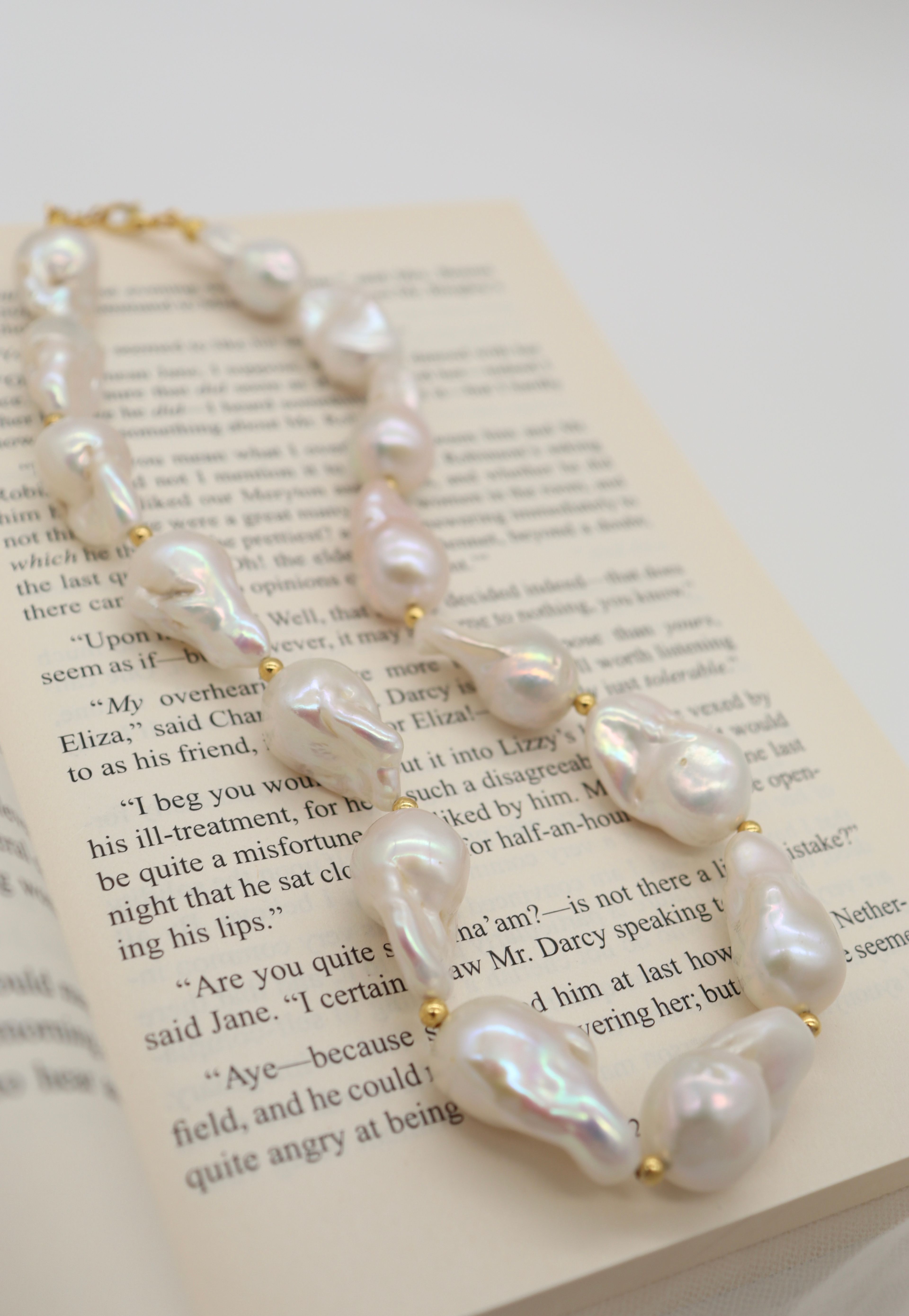 MARİA PREMİUM BAROQUE NO:1 REAL PEARL NECKLACE