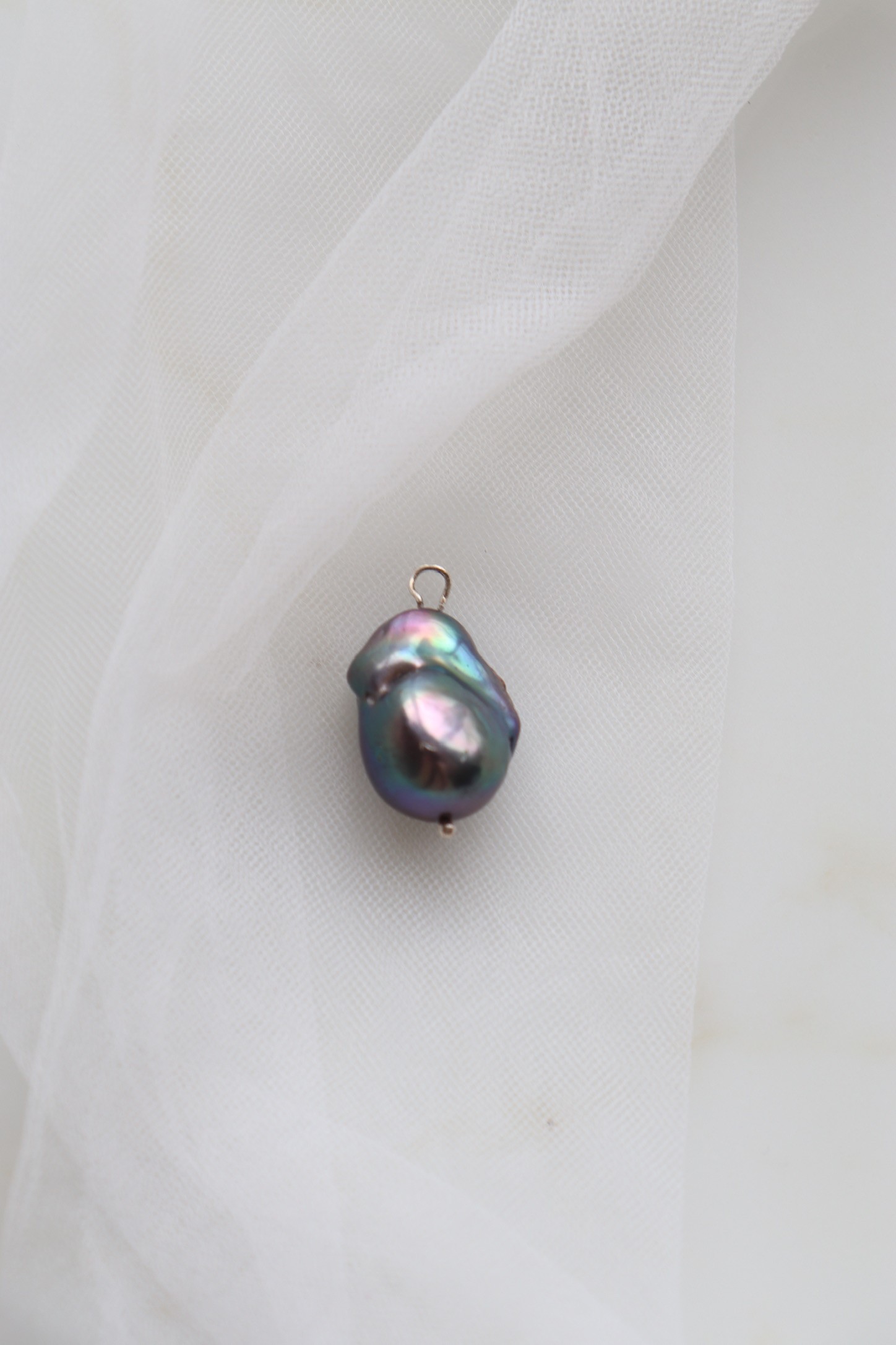 REAL BLACK BAROQUE PEARL