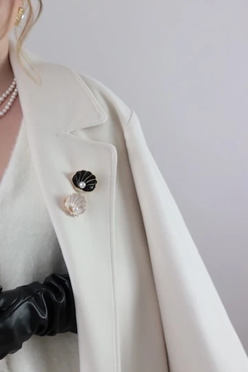 VELVET SEDEF BROŞ SERİSİ - KLASİK İSTİRİDYE