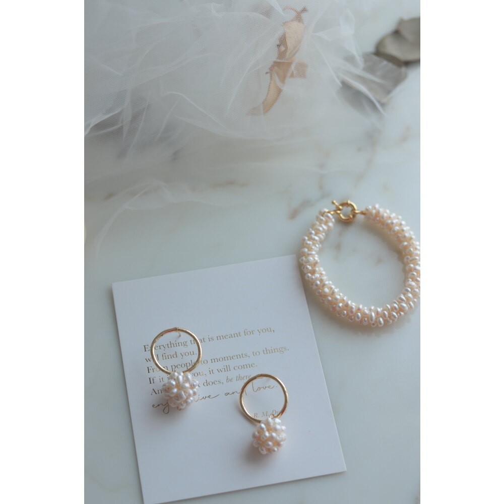 ISABEL NO:2 REAL PEARL EARRINGS