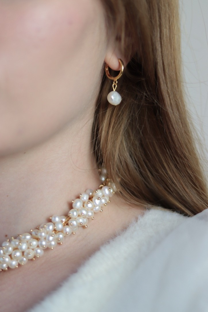 BELINA REAL PEARL NECKLACE