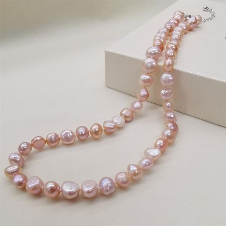 POWDER EMILIA REAL PEARL NECKLACE