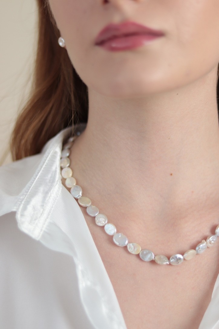 GLORİA REAL PEARL NECKLACE