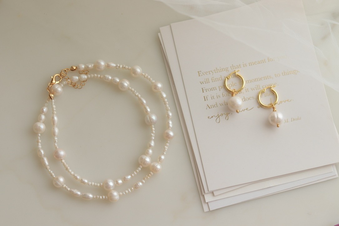 FREYA REAL PEARL SET