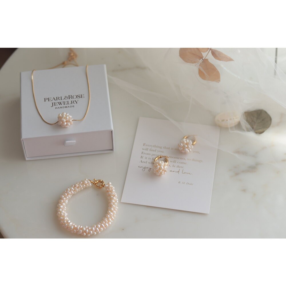 ISABEL REAL PEARL SILVER SET