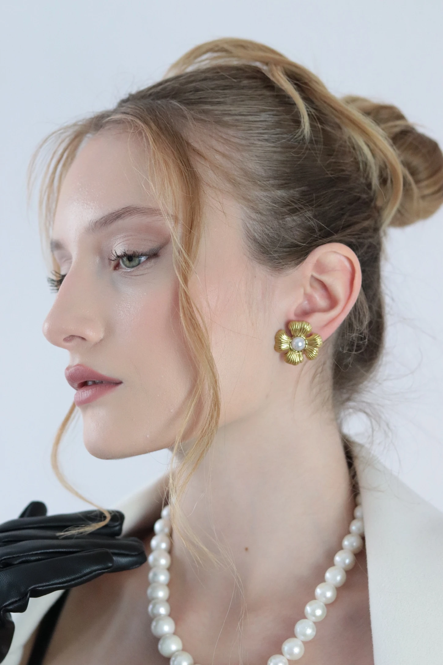 FLARE NO.2 İNCİ KÜPE