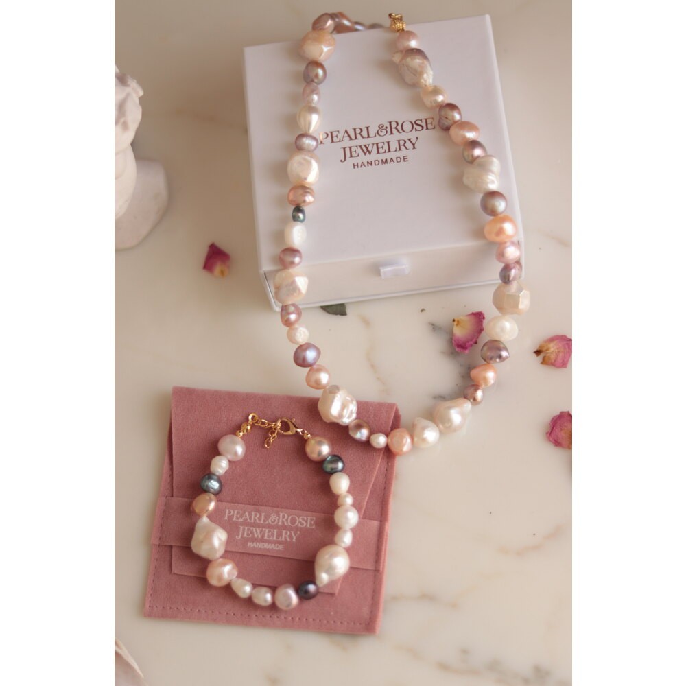 DESIGN PERA NO:2 REAL PEARL SET OF 2