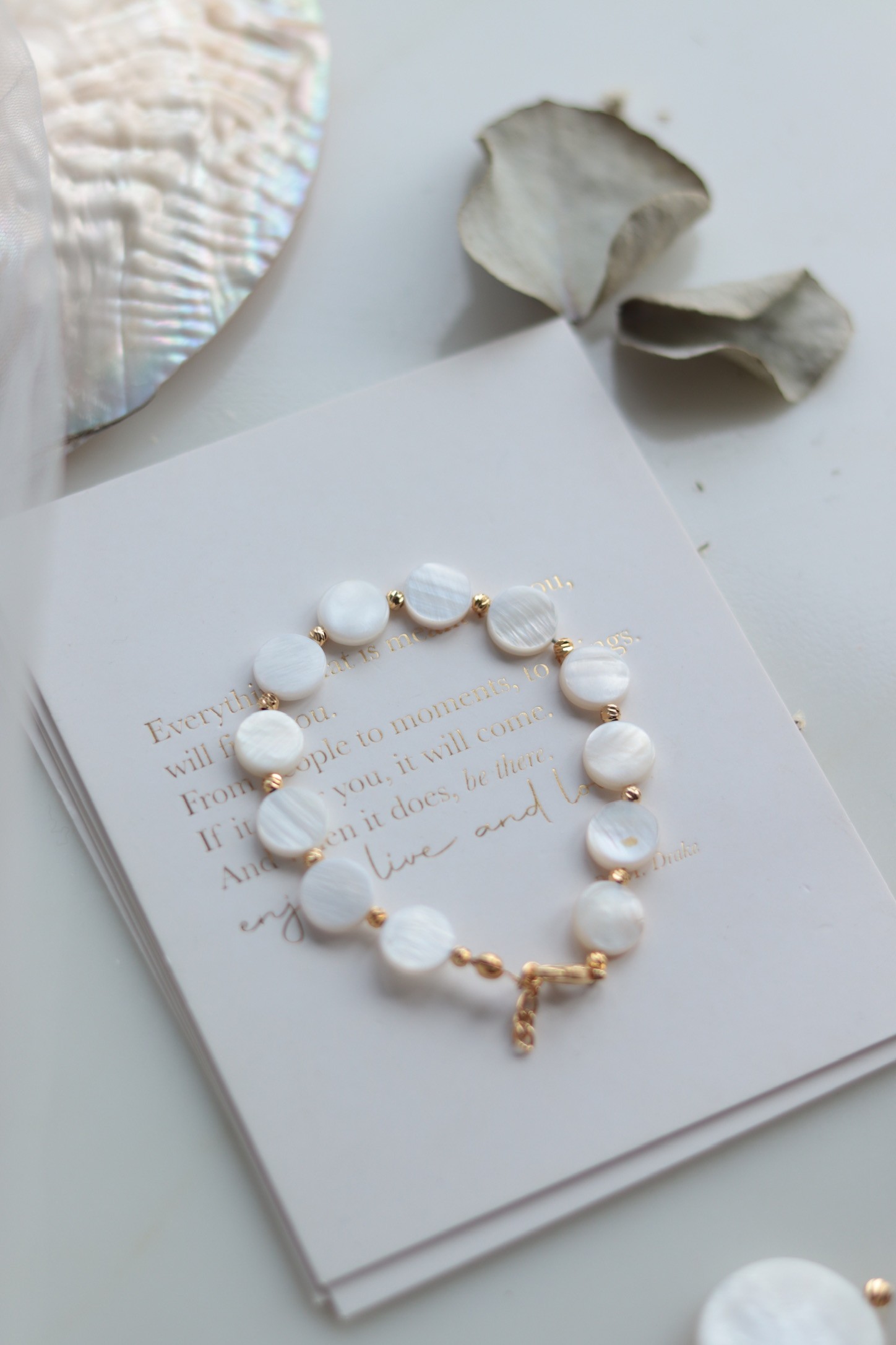 REAL MOTHER OF NO:3 PEARL BRACELET