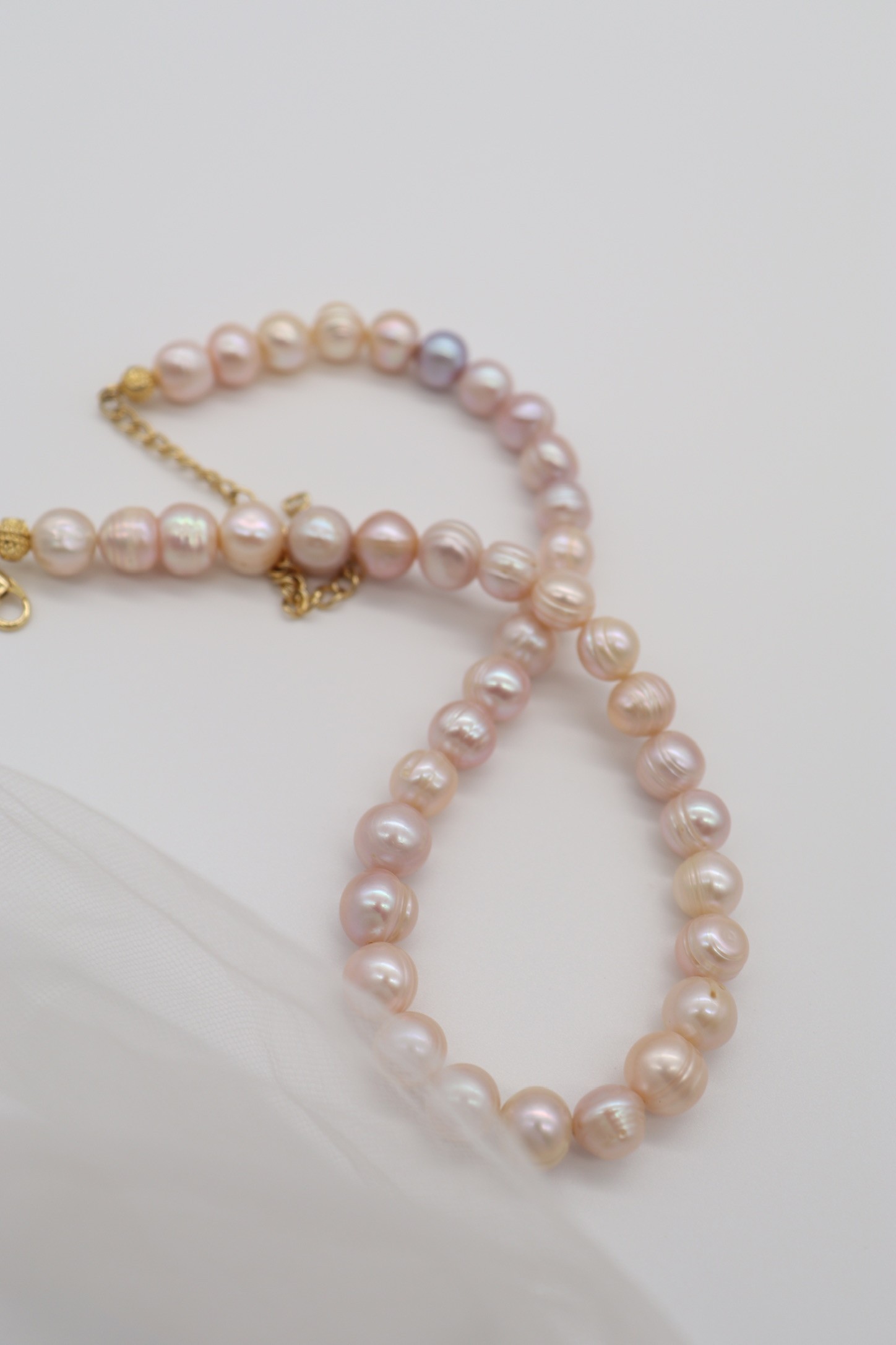 PİNK VİCTORİA REAL PEARL NECKLACE