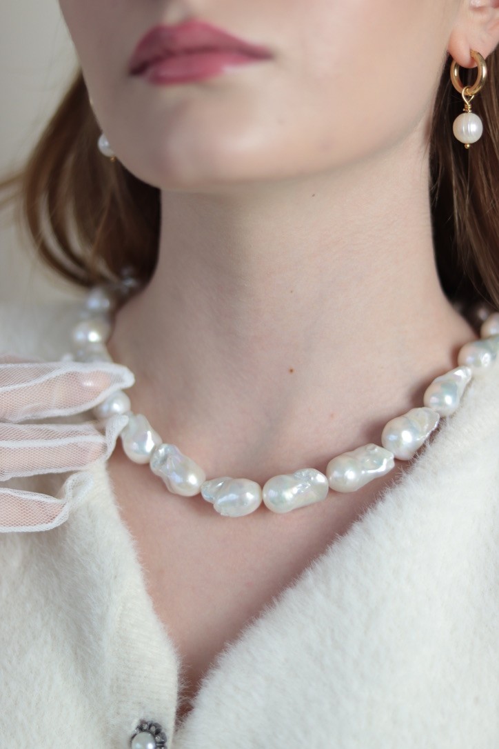 MARIA PREMİUM REAL PEARL NECKLACE