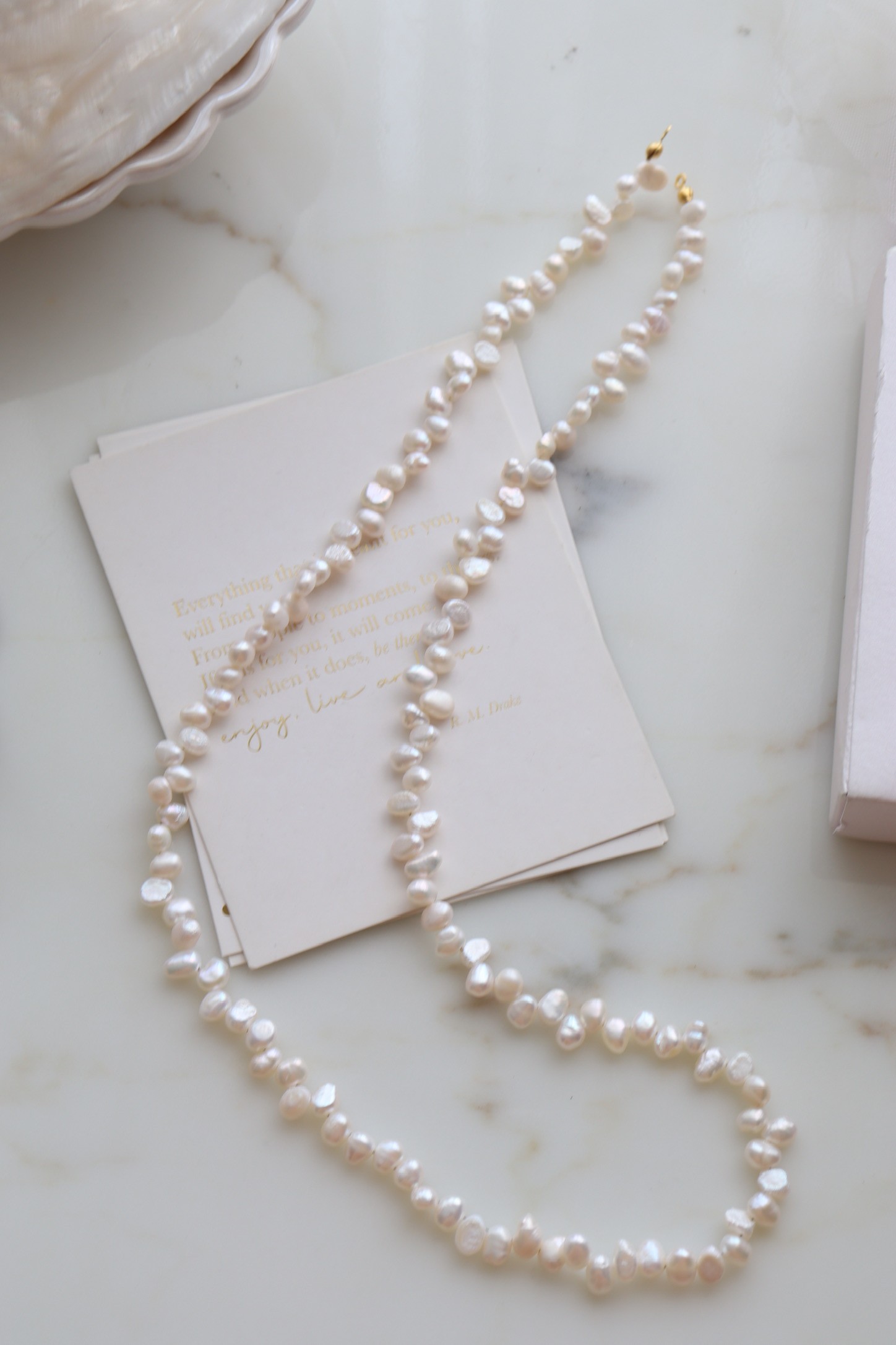 KESHI REAL PEARL GLASSES NECKLACE