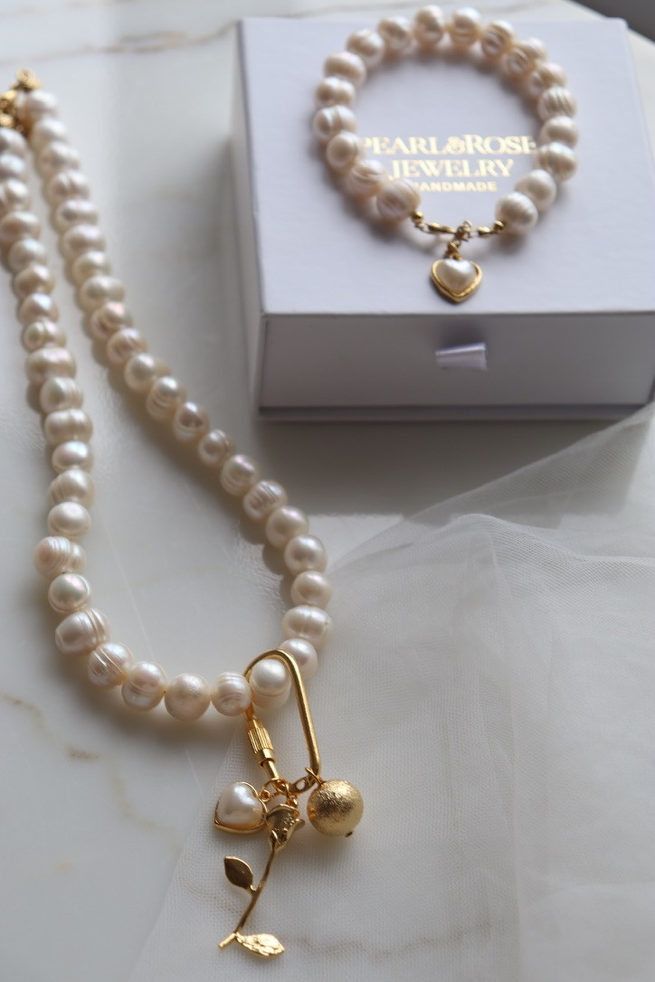 VICTORIA NO:2 REAL PEARL NECKLACE WITH PEARL LOCK