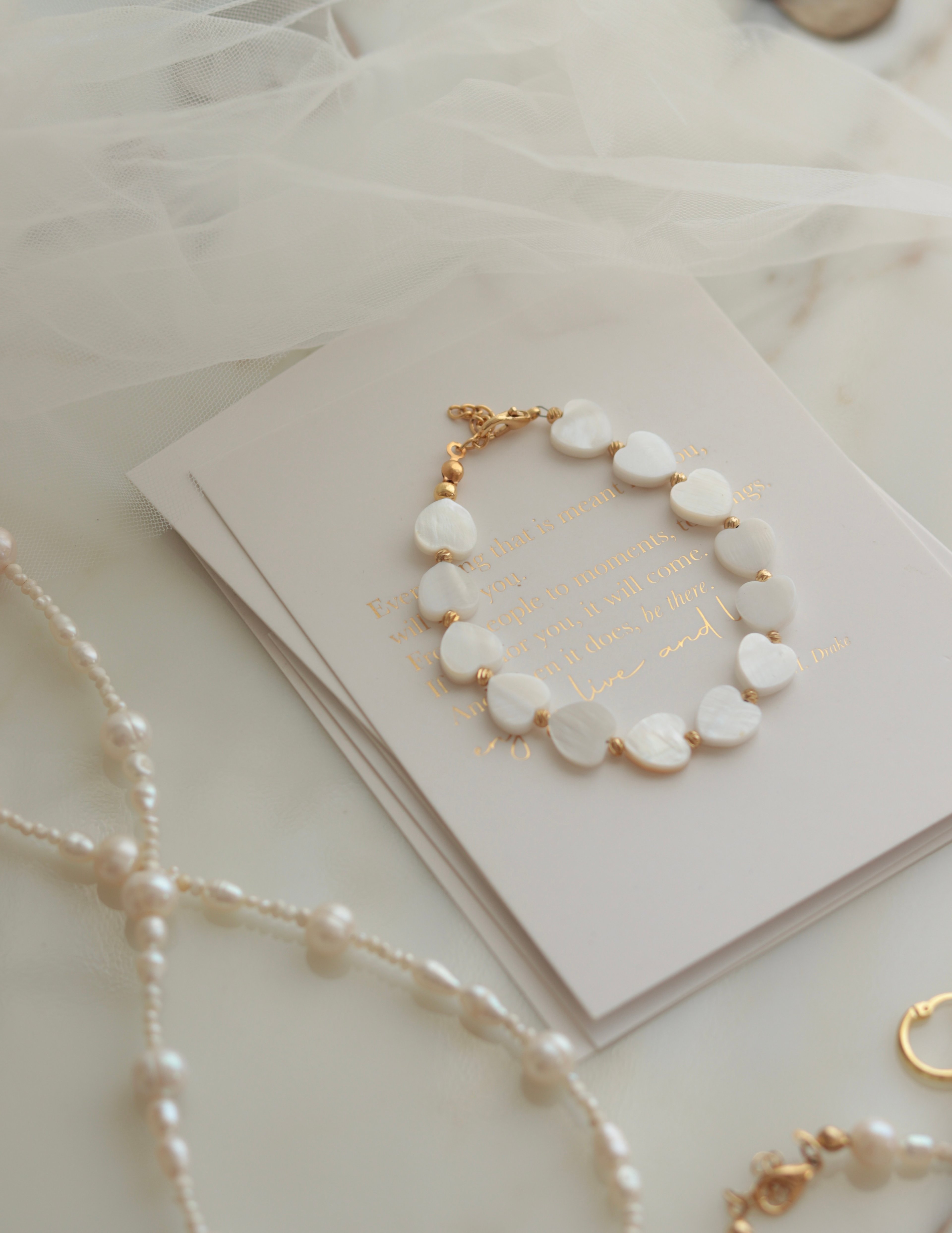 REAL MOTHER OF PEARL LOVE NO:1 BRACELET