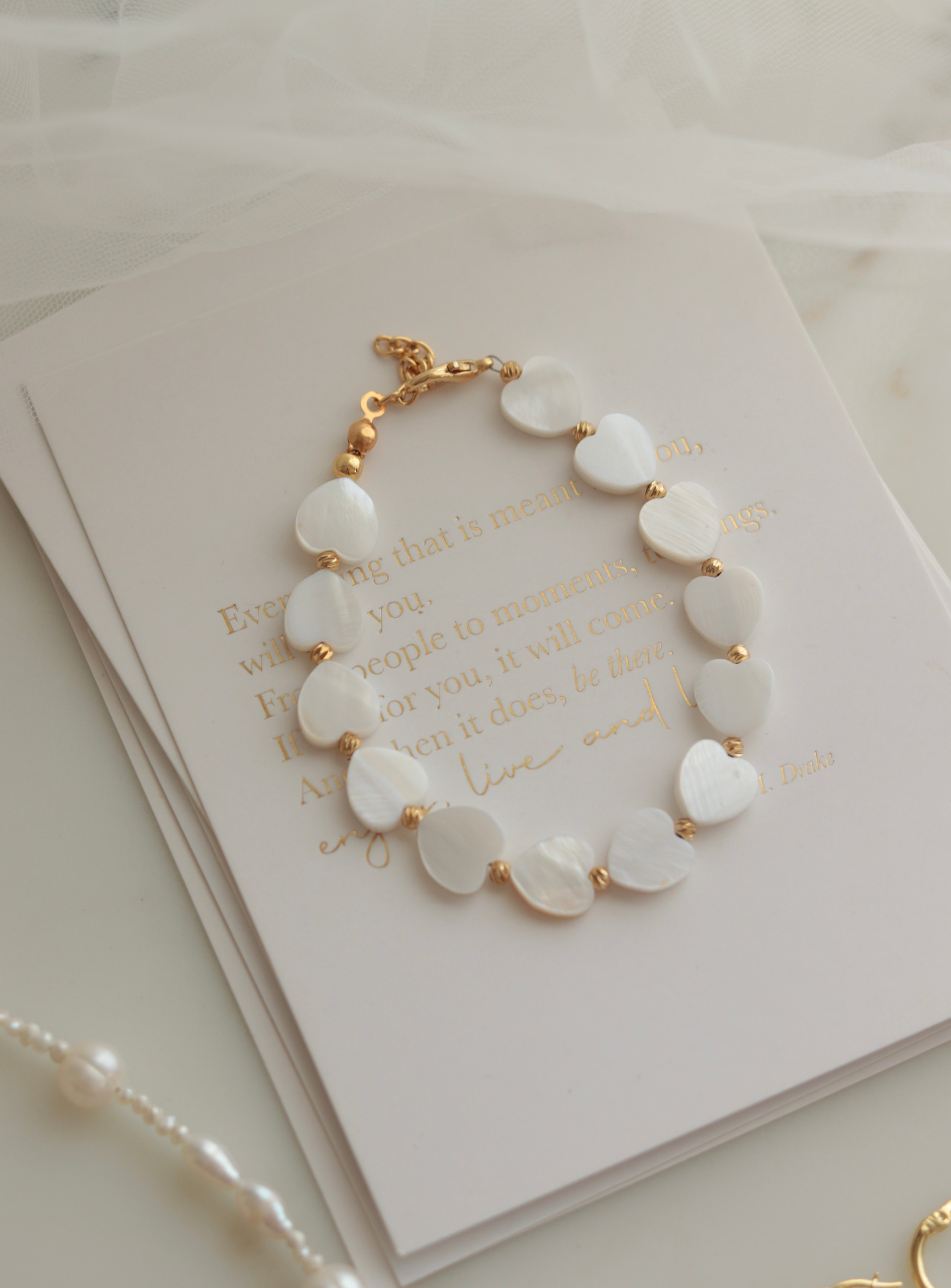 REAL MOTHER OF PEARL LOVE NO:1 BRACELET