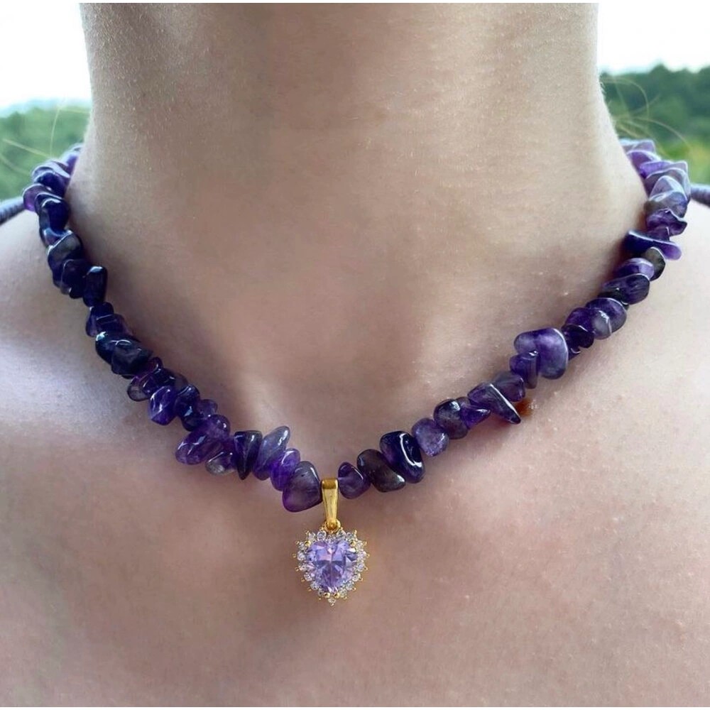 AMETHYST NECKLACE(Pozitif Enerji Kolyesi)