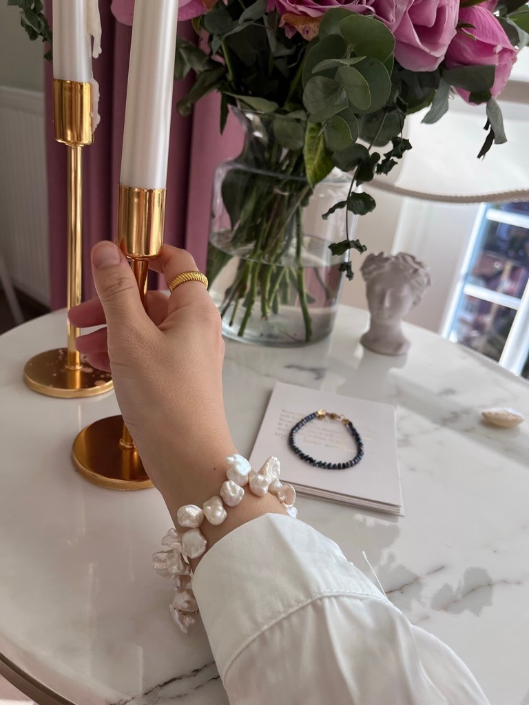 BRİDE NO:1 REAL PEARL BRACELET