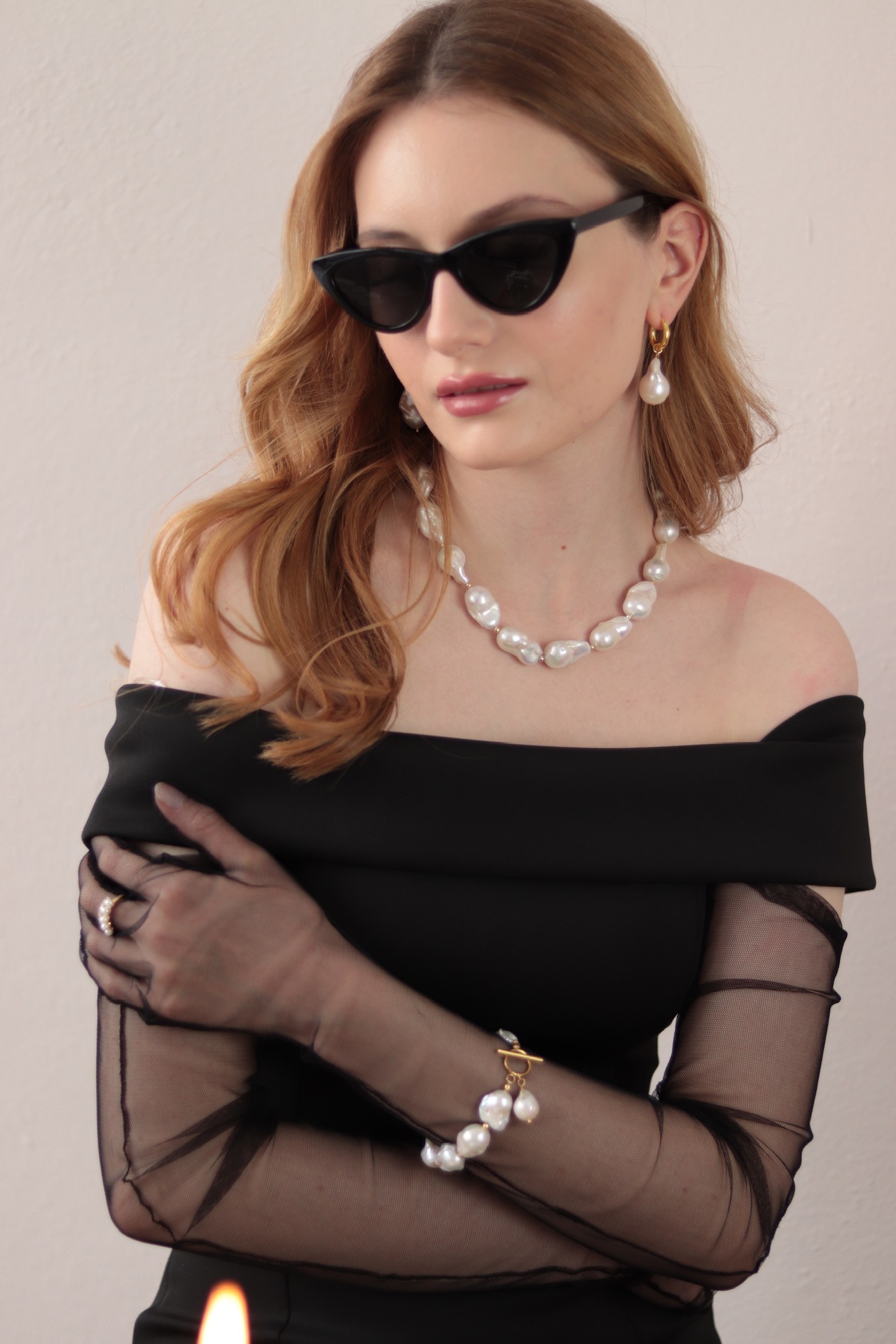 MARIA PREMİUM REAL PEARL NECKLACE