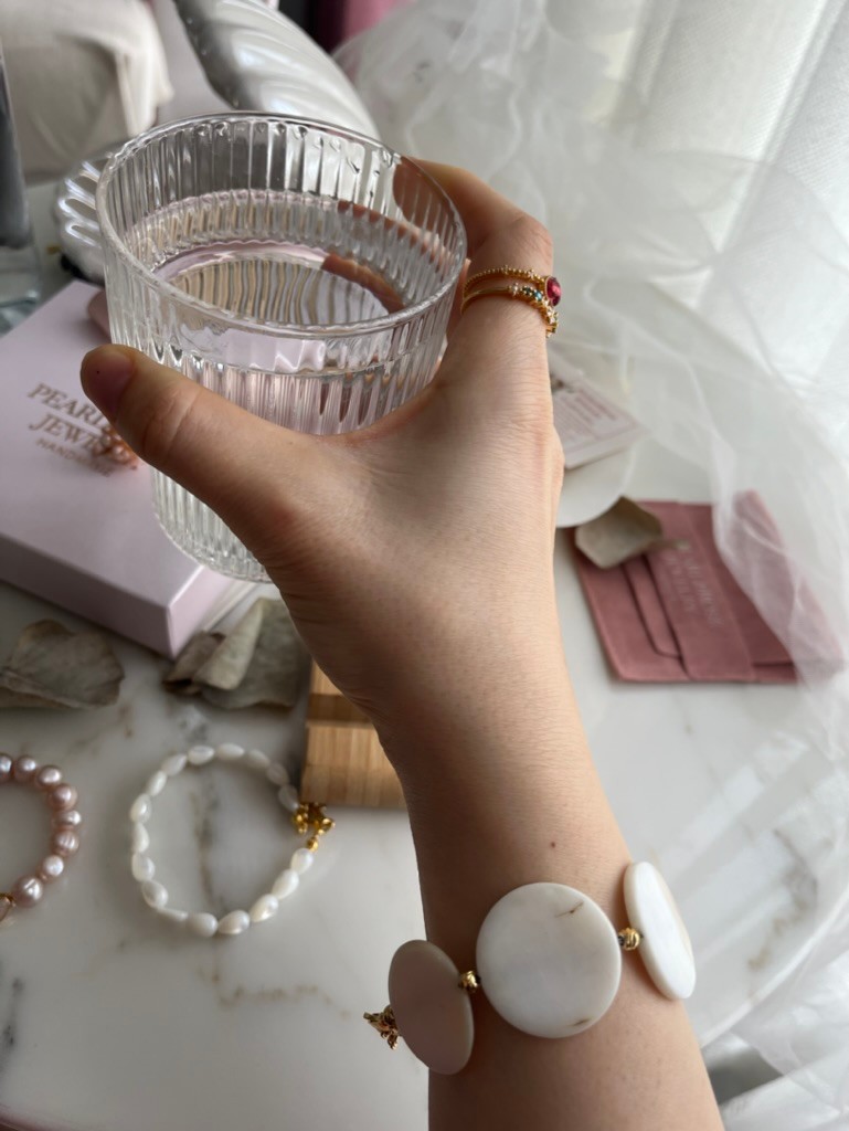 REAL MOTHER OF PEARL NO:2 BRACELET