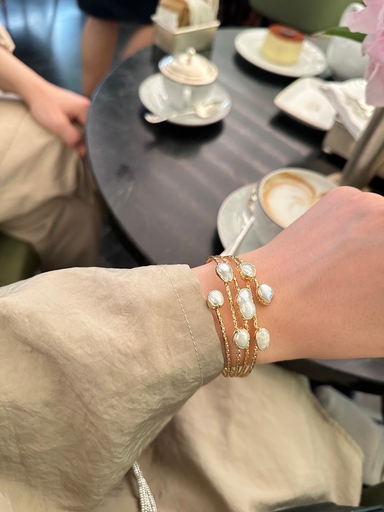 FORGET ME NOT PEARL BRACELET - NO.1