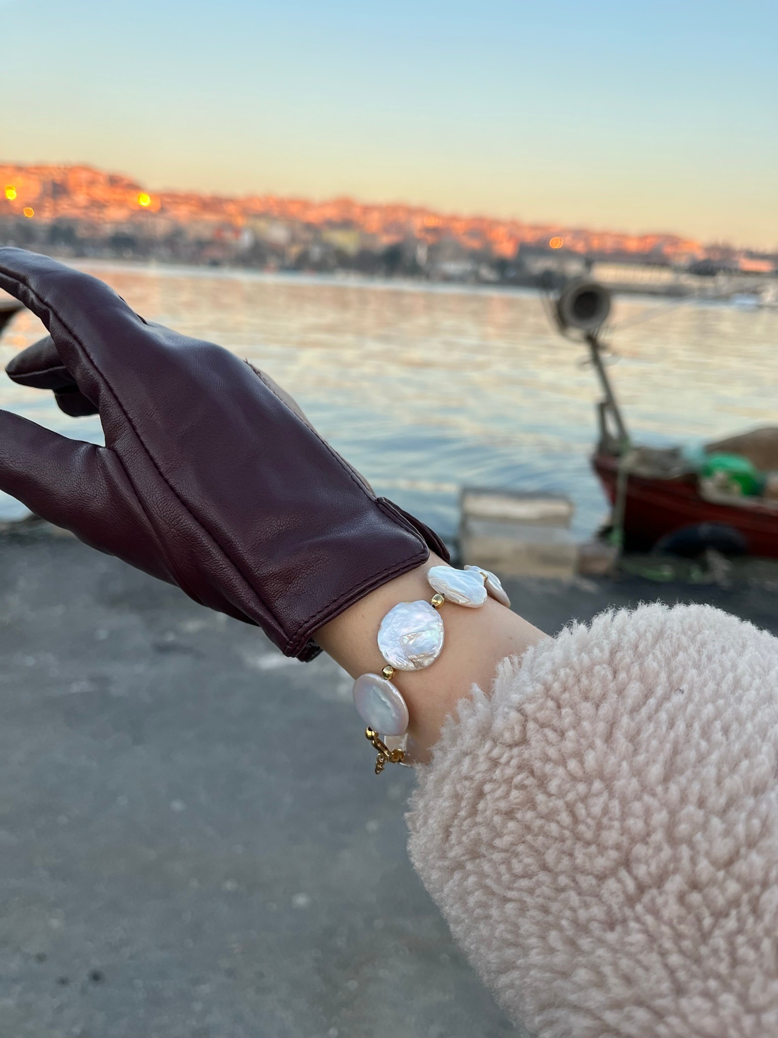 BELLA LOVE REAL PEARL BRACELET