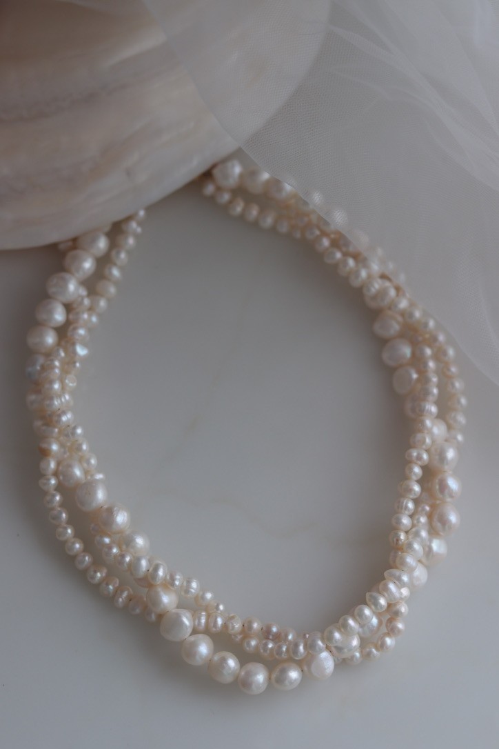 LADY DIANA REAL PEARL SET OF 2