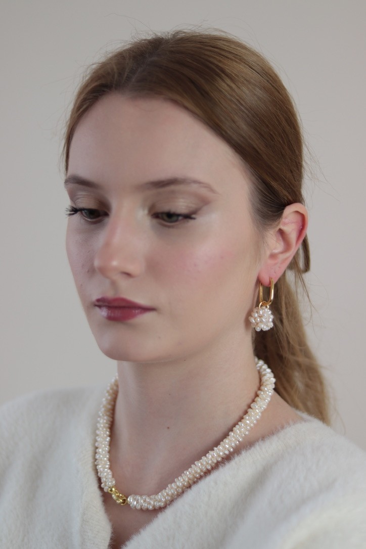 ISABEL NO:6 REAL PEARL EARRINGS