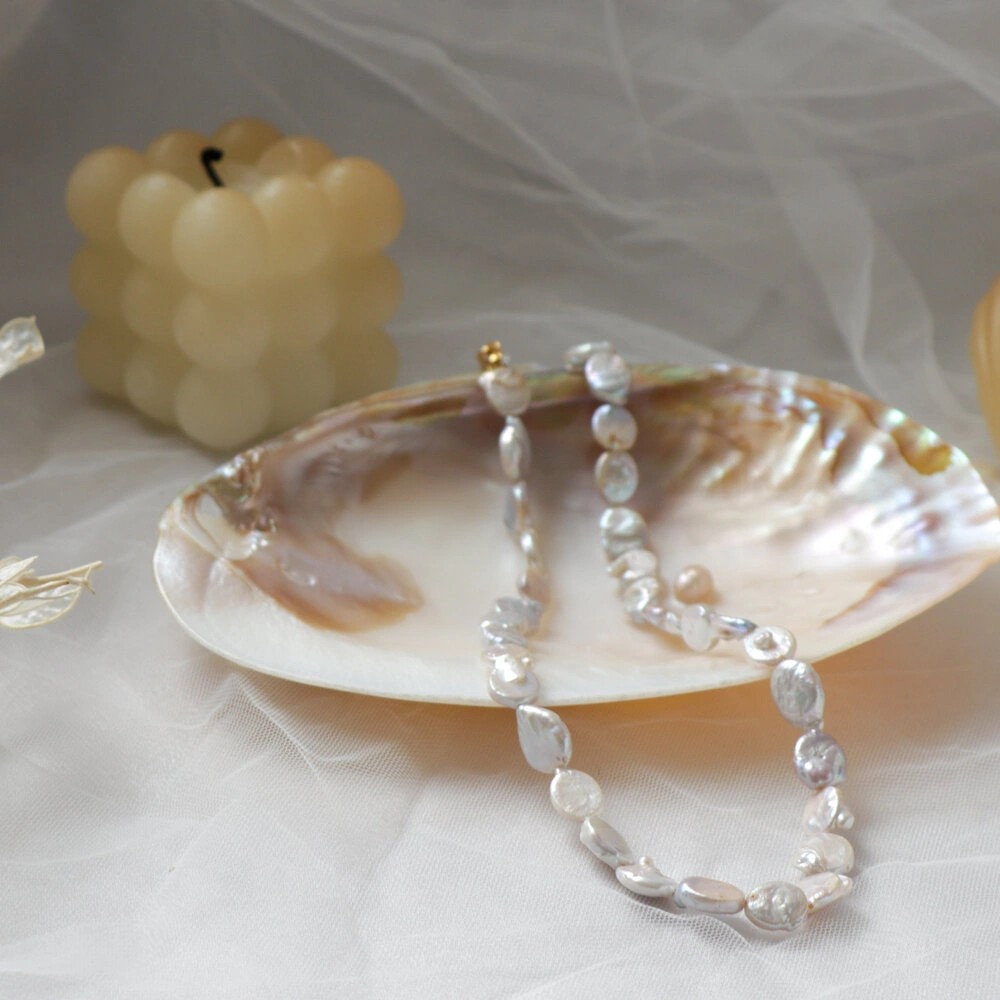 GLORİA REAL PEARL NECKLACE